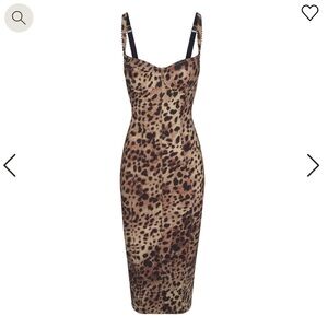SOLD OUT Dolce & Gabbana x Skims Body Dress size small s color leopard print NWT